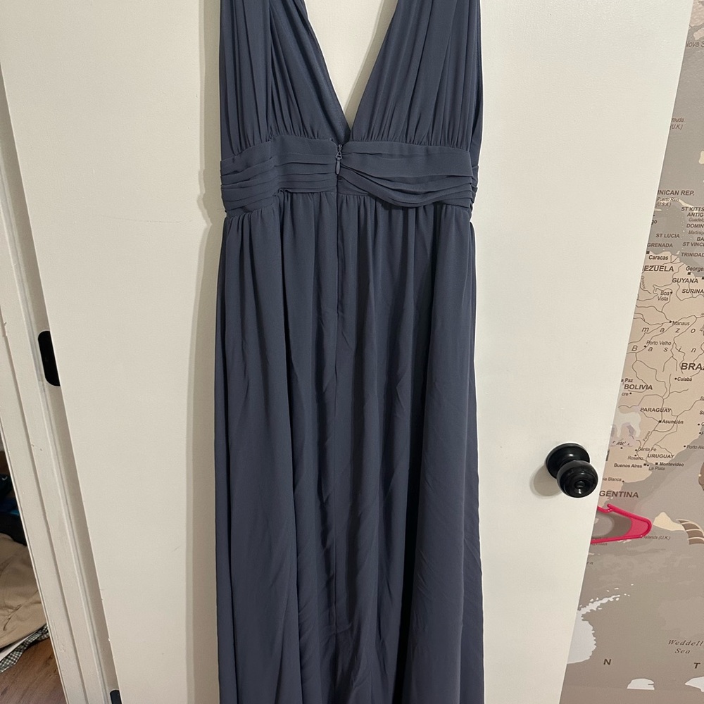 Elegant Blue Maxi Dress